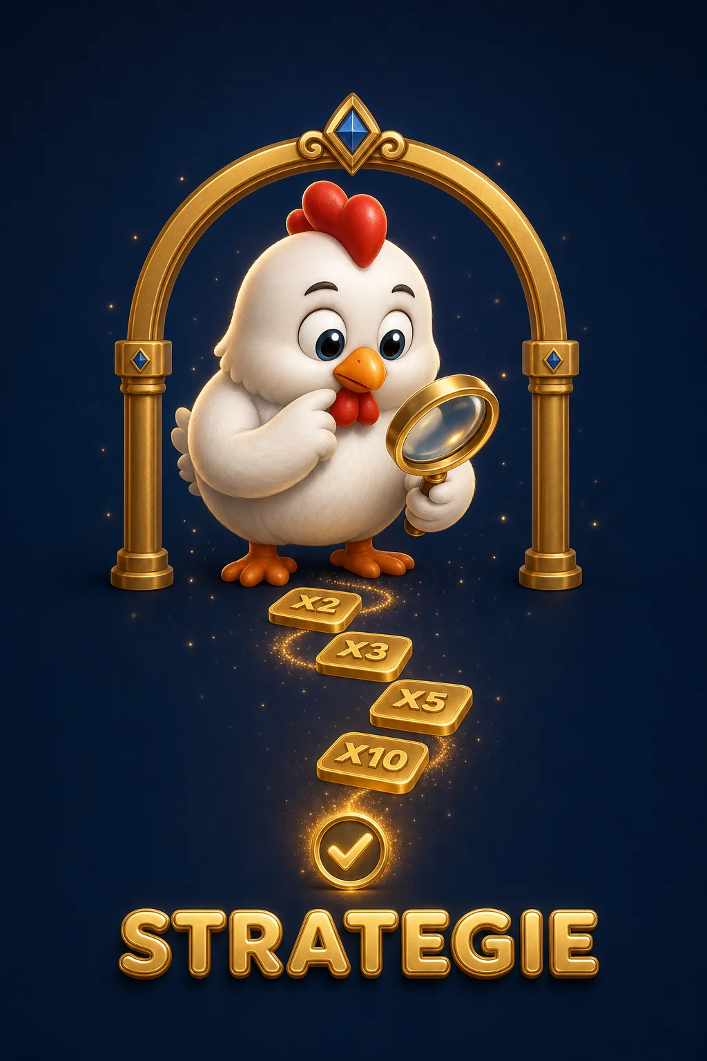 Chicken Road Strategie Diagramm mit Cashout-Multiplikator x1,5 bis x2,5